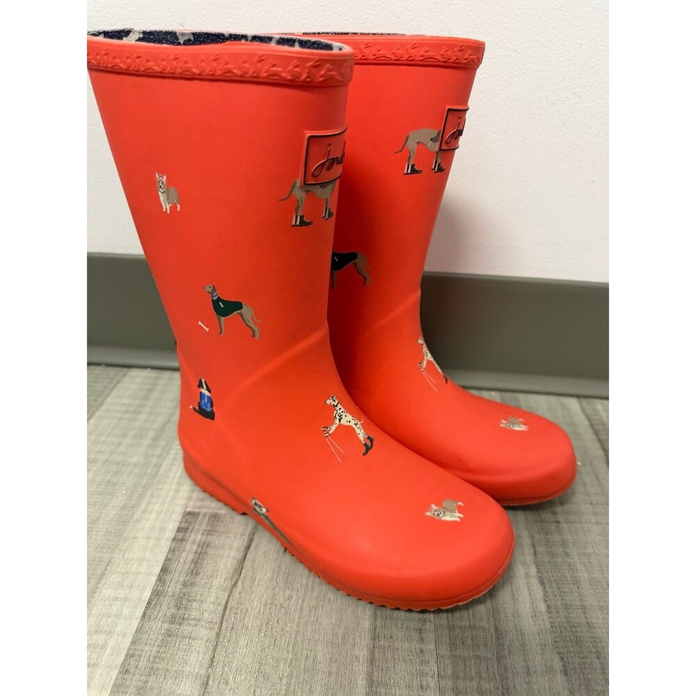 Joules dog rain boots